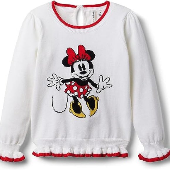 Girl's Minnie Mouse Sweater (Toddler/Little Kids/Big Kids)